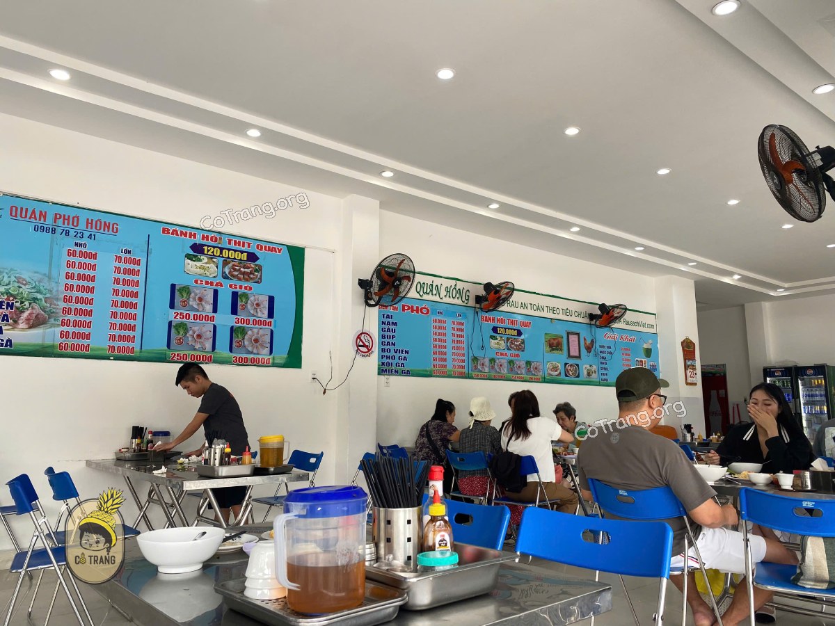 Phở Hồng Đà Nẵng - Quán Phở Ngon và Nổi Tiếng, Menu, Review